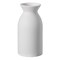 Uniquewise Contemporary White Cylinder Shaped Ceramic Table Flower Vase Holder, 6 Inch QI004364.S - alternate 6